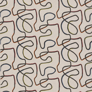 G P & J Baker Fabric Ring Road Jewel BP11054.1.0