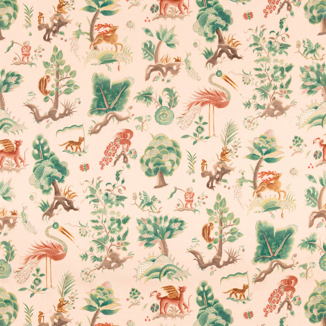 G P & J Baker Fabric Gertrude - Plaster/Sage