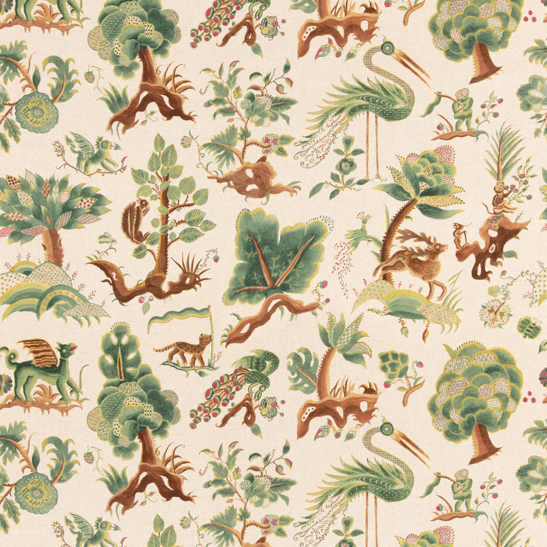 G P & J Baker Fabric Grand Gertrude - Linen