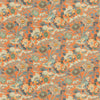 G P & J Baker Fabric Little Magnolia - Teal/Orange