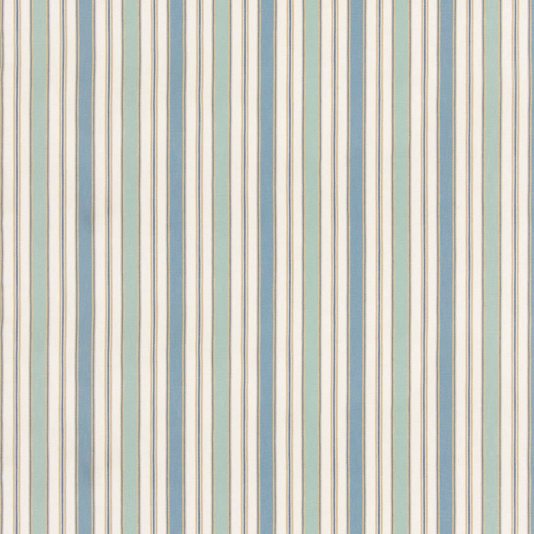 G P & J Baker Fabric Melbourne Stripe - Blue
