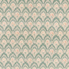 G P & J Baker Fabric Zaraband Texture - Teal/Spice