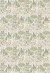 G P & J Baker Fabric Home Park - Green/Blue