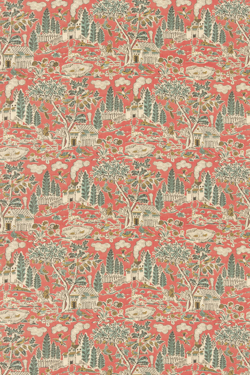 G P & J Baker Fabric Home Park - Old Red