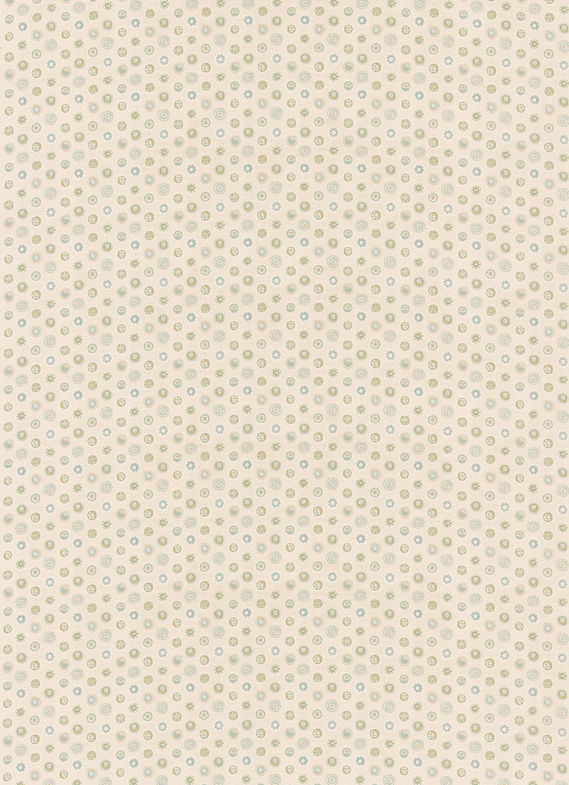 G P & J Baker Fabric Court Buttons - Blue/Green