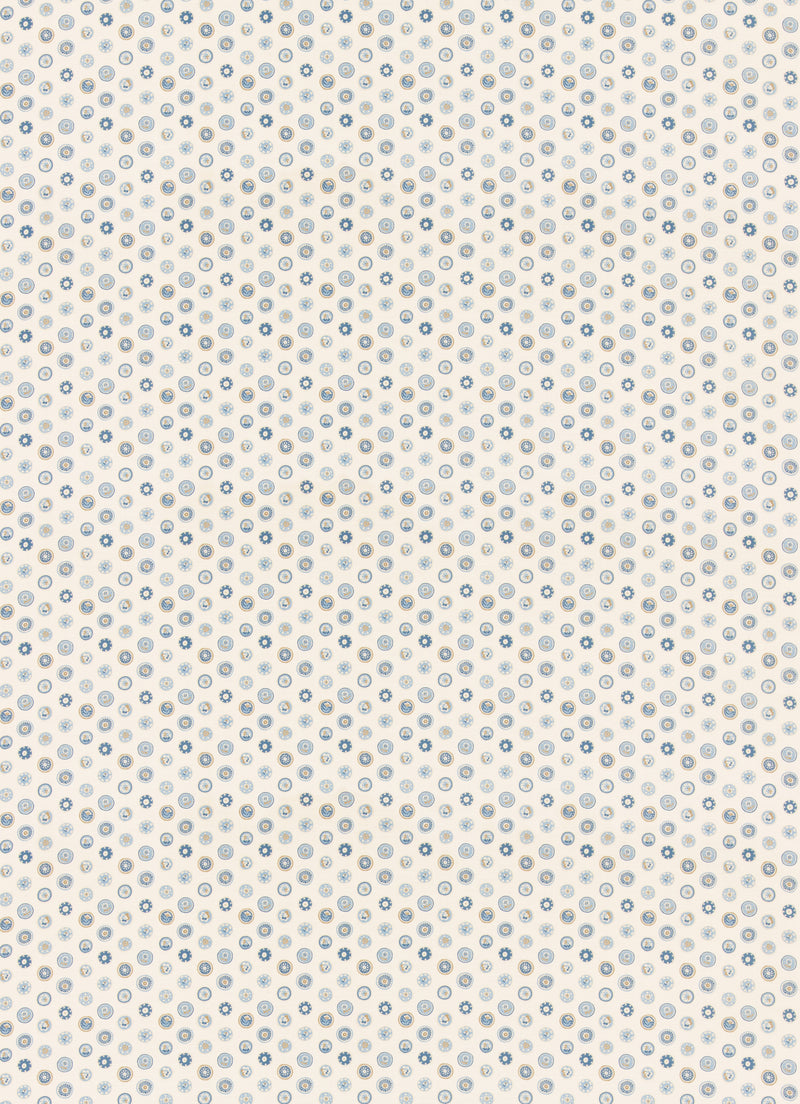 G P & J Baker Fabric Court Buttons - Blue