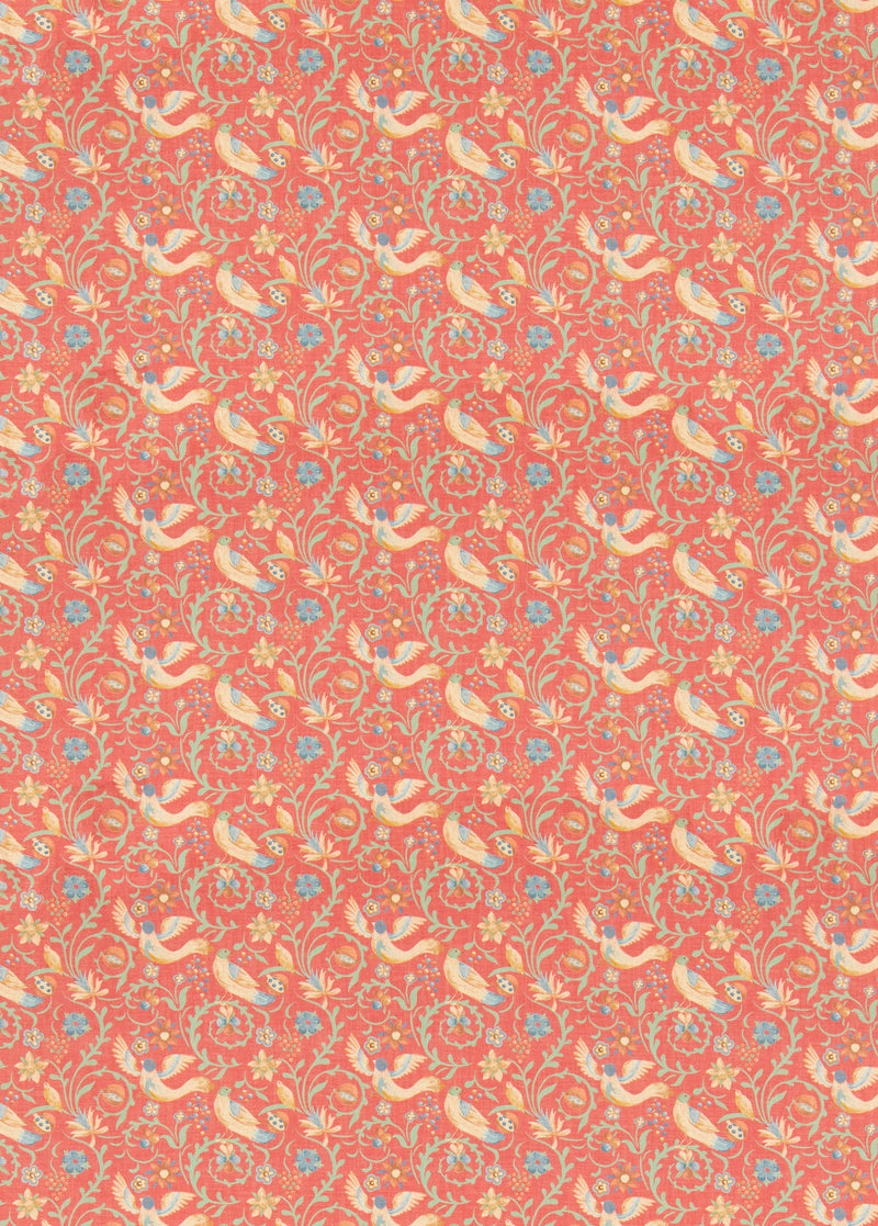 G P & J Baker Fabric Royal Court - Red