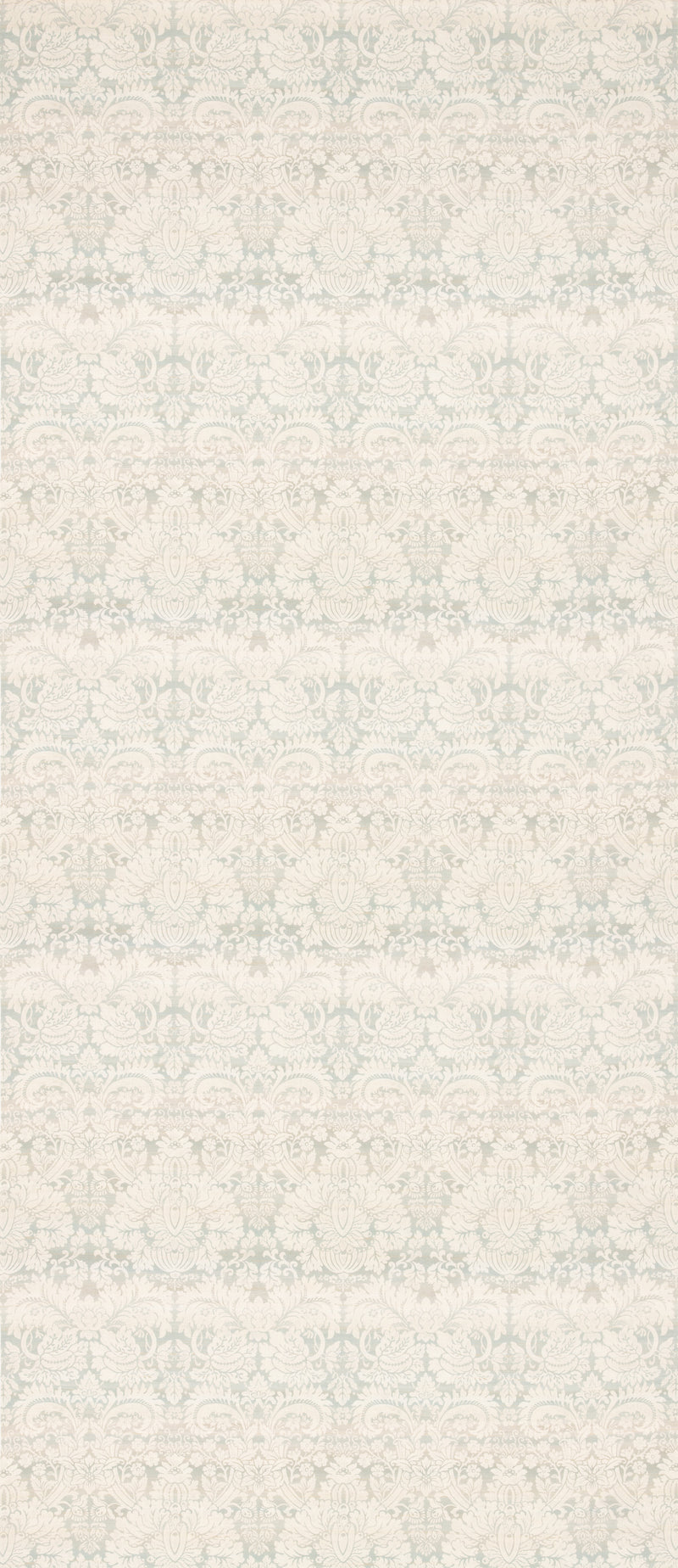 G P & J Baker Fabric Queen's Damask - Aqua