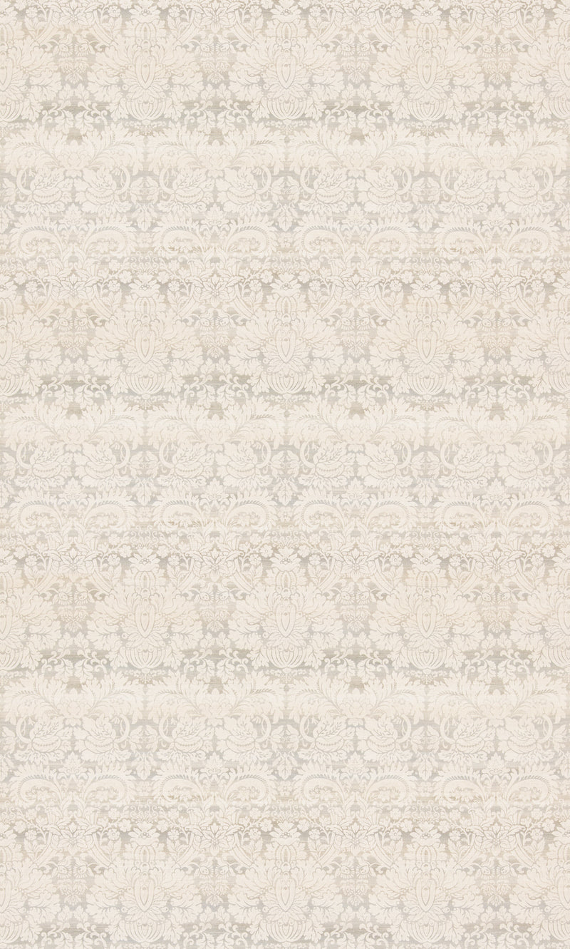 G P & J Baker Fabric Queen's Damask - Marble
