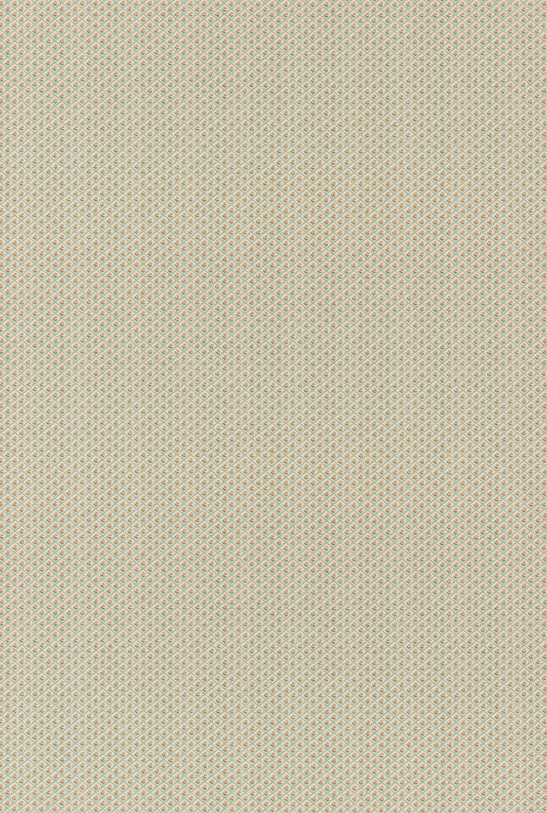G P & J Baker Fabric Penny - Aqua/Pink