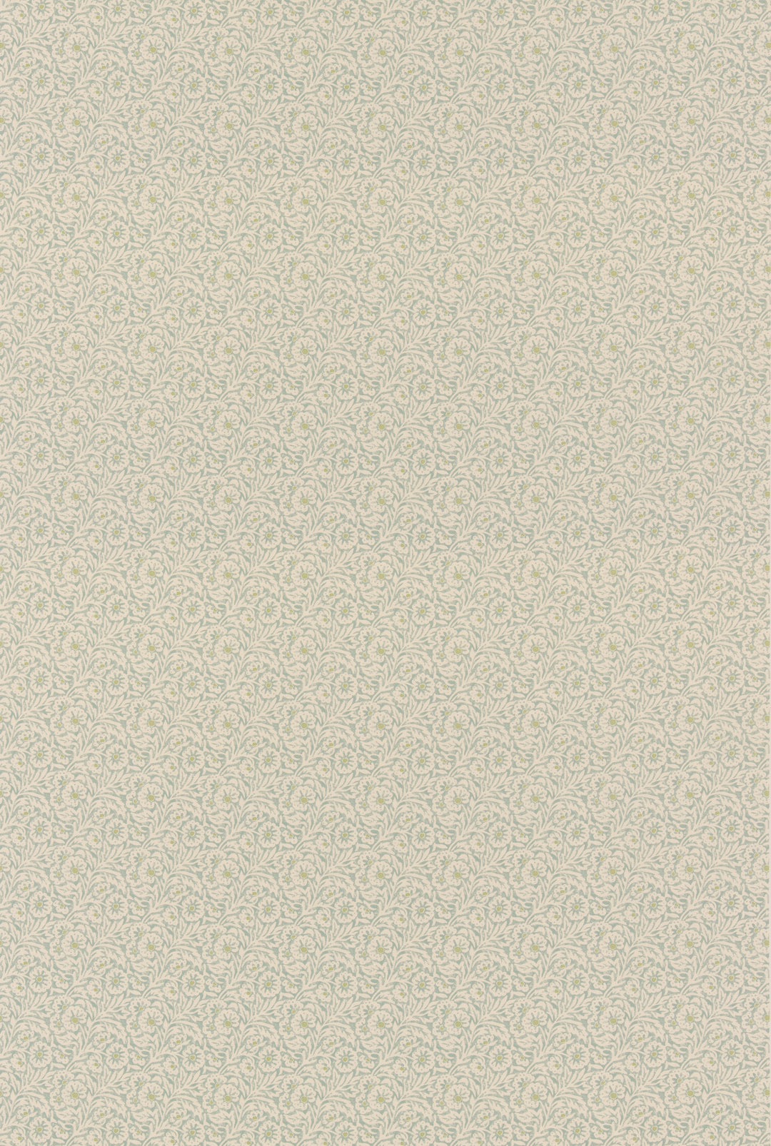 G P & J Baker Fabric Flower Patch - Aqua