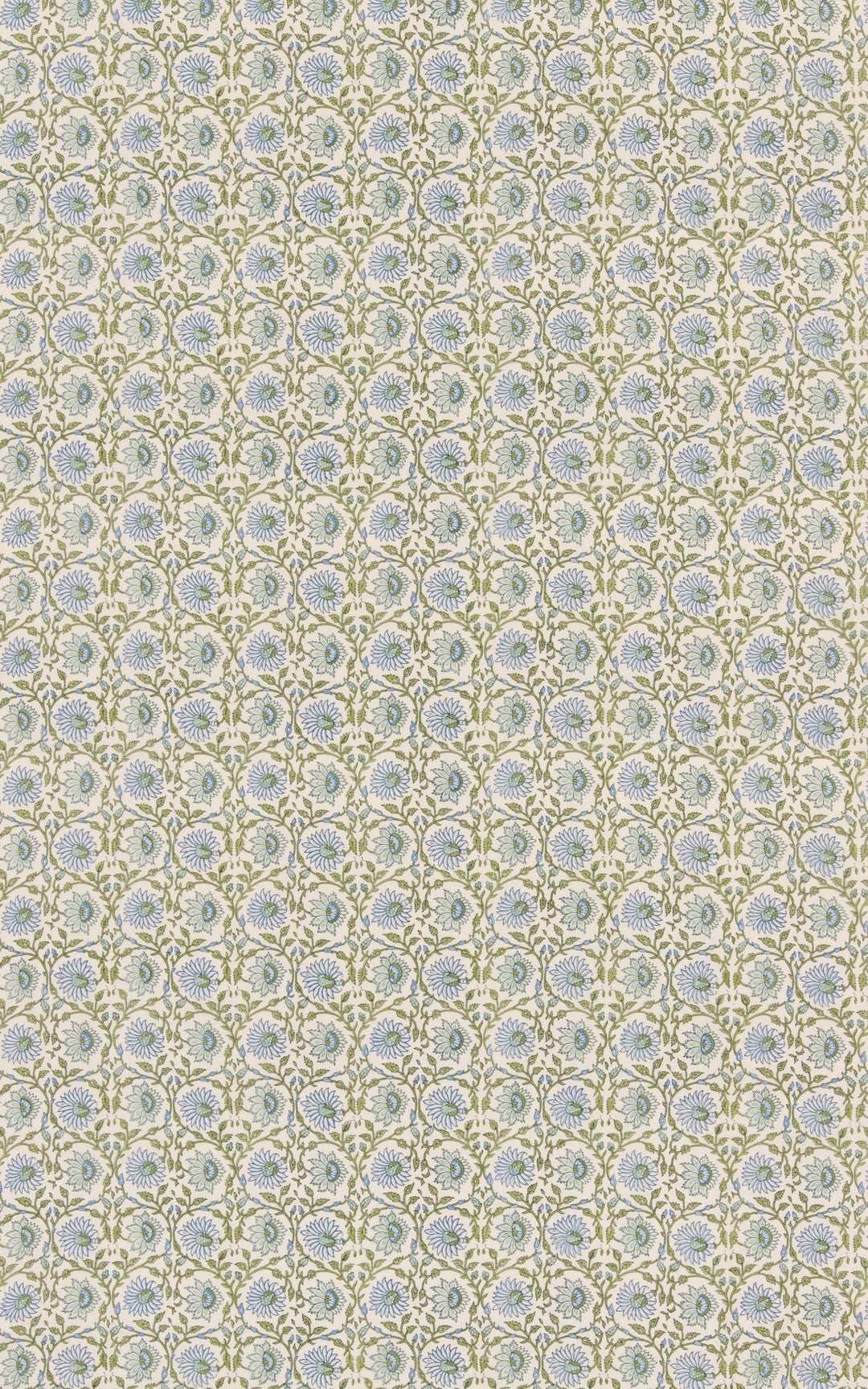 G P & J Baker Fabric Cecily - Blue/Green