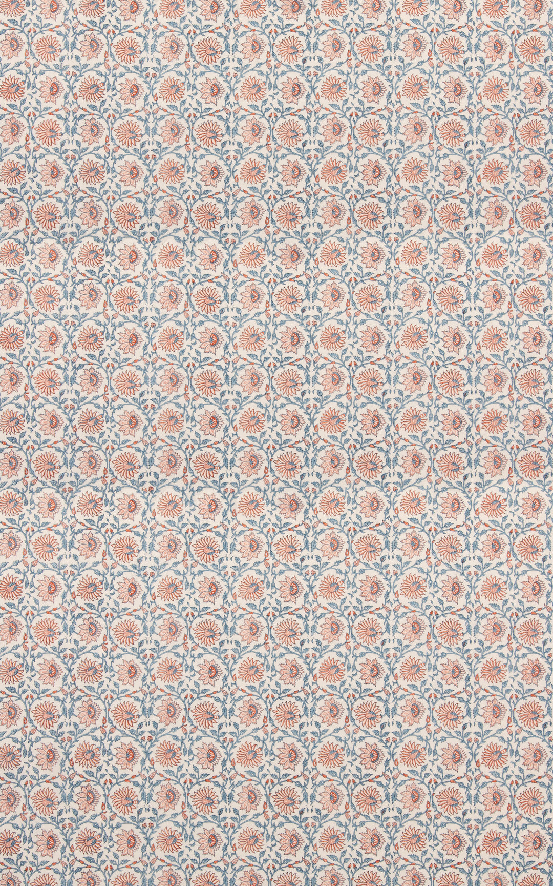 G P & J Baker Fabric Cecily - Red/Blue