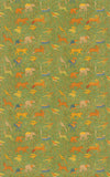 G P & J Baker Fabric Noah's Ark - Green