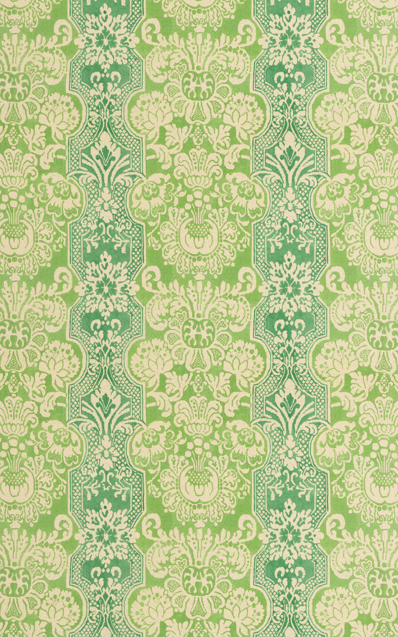 G P & J Baker Fabric Marigold - Green