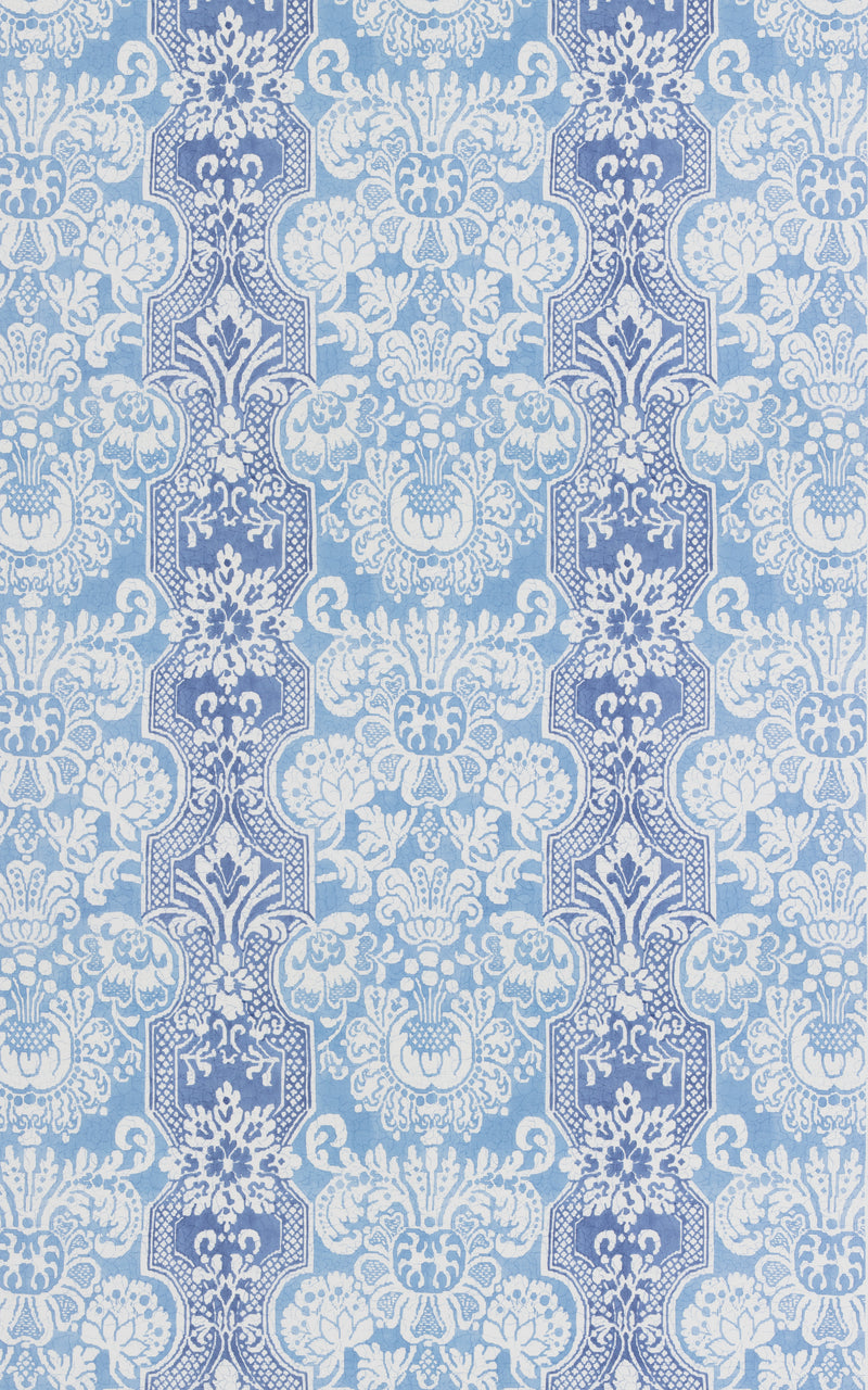 G P & J Baker Fabric Marigold - Blue