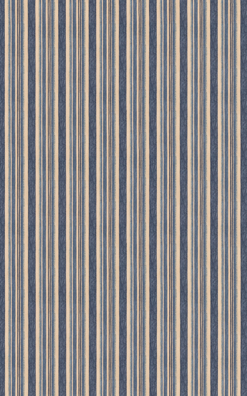 G P & J Baker Fabric Cloudline - Indigo