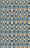 G P & J Baker Fabric Compass - Blue