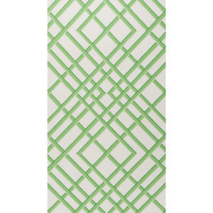 Brunschwig & Fils Wallpaper Treillage Sidewall Leaf