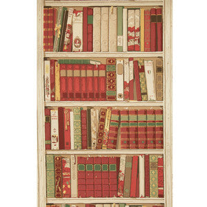 Brunschwig & Fils Wallpaper Bibliotheque Red