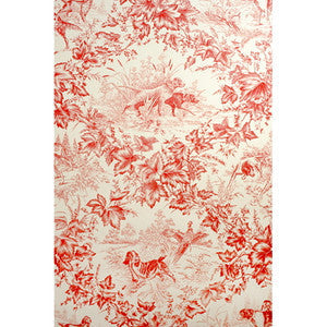 Brunschwig & Fils Wallpaper On Point Red