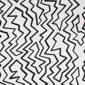 Brunschwig & Fils Wallpaper Staccato On Paper Black On White