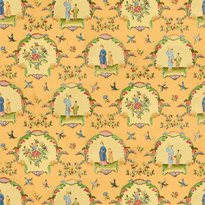 Brunschwig & Fils Fabric Ecole Chinoise Jaune