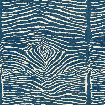 Le Zebre Indigo by Brunschwig & Fils Fabric Brunschwig & Fils Fabric Le Zebre IndigoFabric HOMMAGE LINEN - 100% United States </p><p>Repeat: H: 24.5, V: 27 48 - Fabric Carolina -