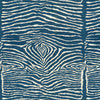 Brunschwig & Fils Fabric Le Zebre Indigo