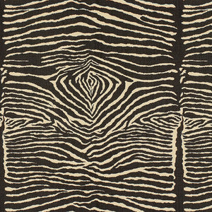 Brunschwig & Fils Fabric Le Zebre Black