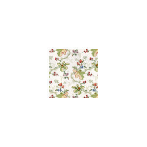 Brunschwig & Fils Fabric Fabriano Cotton And Linen Print White