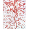 Brunschwig & Fils Fabric Bird And Thistle Cotton Print Red