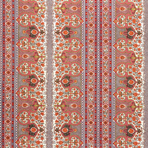 Brunschwig & Fils Fabric DigbyTent Linen & Cotton Print Coral