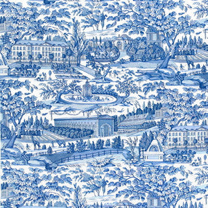 Brunschwig & Fils Fabric Zarafa Cotton Print Blue