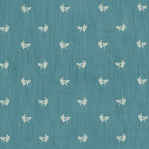 Brunschwig & Fils Fabric Bayberry Strie Oxford Blue