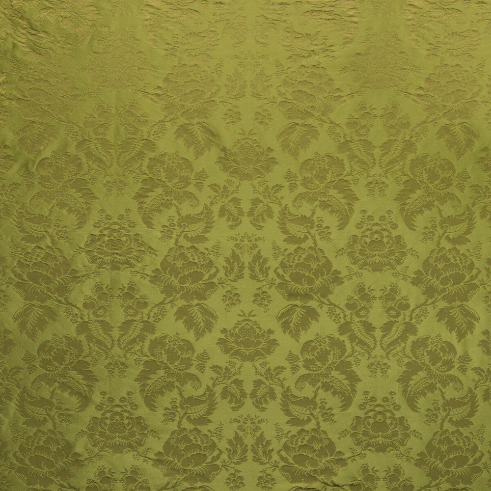 Moulins Damask Olive by Brunschwig & Fils Fabric Brunschwig & Fils Fabric Moulins Damask OliveFabric COTTON - 72%;SILK - 28% France </p><p>Repeat: H: 25.5, V: 18 51 - Fabric Carolina -