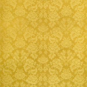 Brunschwig & Fils Fabric Moulins Damask Canary