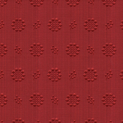 Chandler Figured Woven Red Currant by Brunschwig & Fils Fabric Brunschwig & Fils Fabric Chandler Figured Woven Red CurrantFabric POLYESTER - 45%;COTTON - 40%;VISCOSE - 15% Italy </p><p>Repeat: H: 2.25, V: 3.25 57.75 - Fabric Carolina -