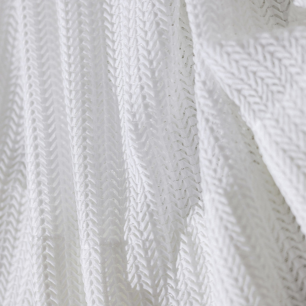 Celestial Bratan Pure White by Europatex Designer Fabric Celestial 100% Polyester 0.00 125.00 inches - Swanky Fabrics -