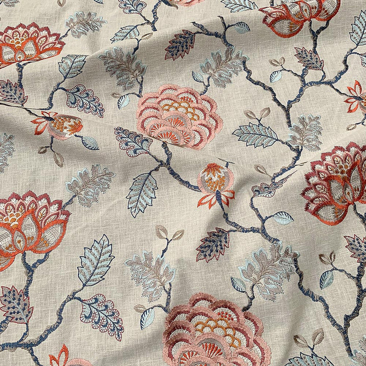 Breon Regency by Magnolia Designer Fabric - 52Poly/48Ctn/Emb-100%Visc India 12000 Horizontal: 17 and Vertical: 12.5 54" - Swanky Fabrics -