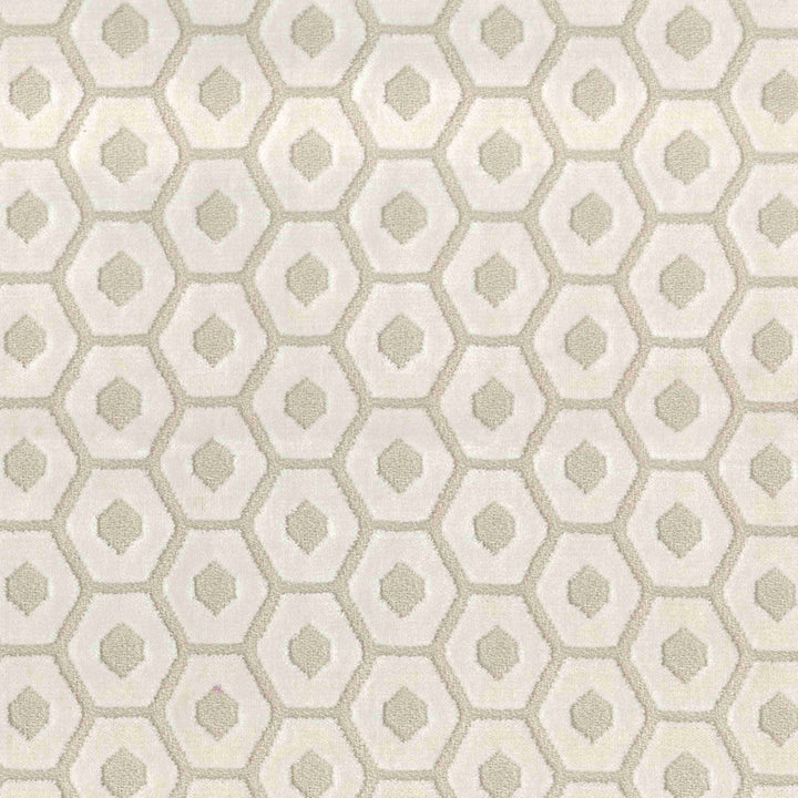 Bryce Vanilla by Norbar Designer Fabric RITZ 88% VISCOSE 12% POLYESTER INDIA 1 3/4"V 2 1/2"H 56" - Swanky Fabrics -