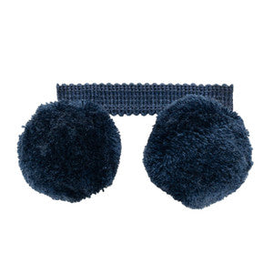 Stout Trim Bubble Tassel Fringe 2 Navy