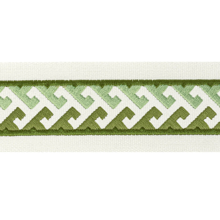 Burgess Tape 3 Spring by Stout Trim Stout Trim Burgess Tape 3 SpringTrim STITCHED UP TRIM INDIA </p><p>Repeat: H: 0.750, V: 0.750 2.5 in - Fabric Carolina -