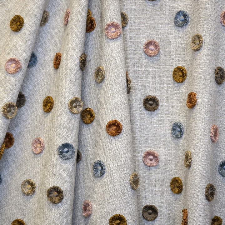 Buttons 19J9161 by JF Designer Fabric TRIBUTE 100% Polyester India H: 10.625, V: 6.25 55 - Swanky Fabrics -