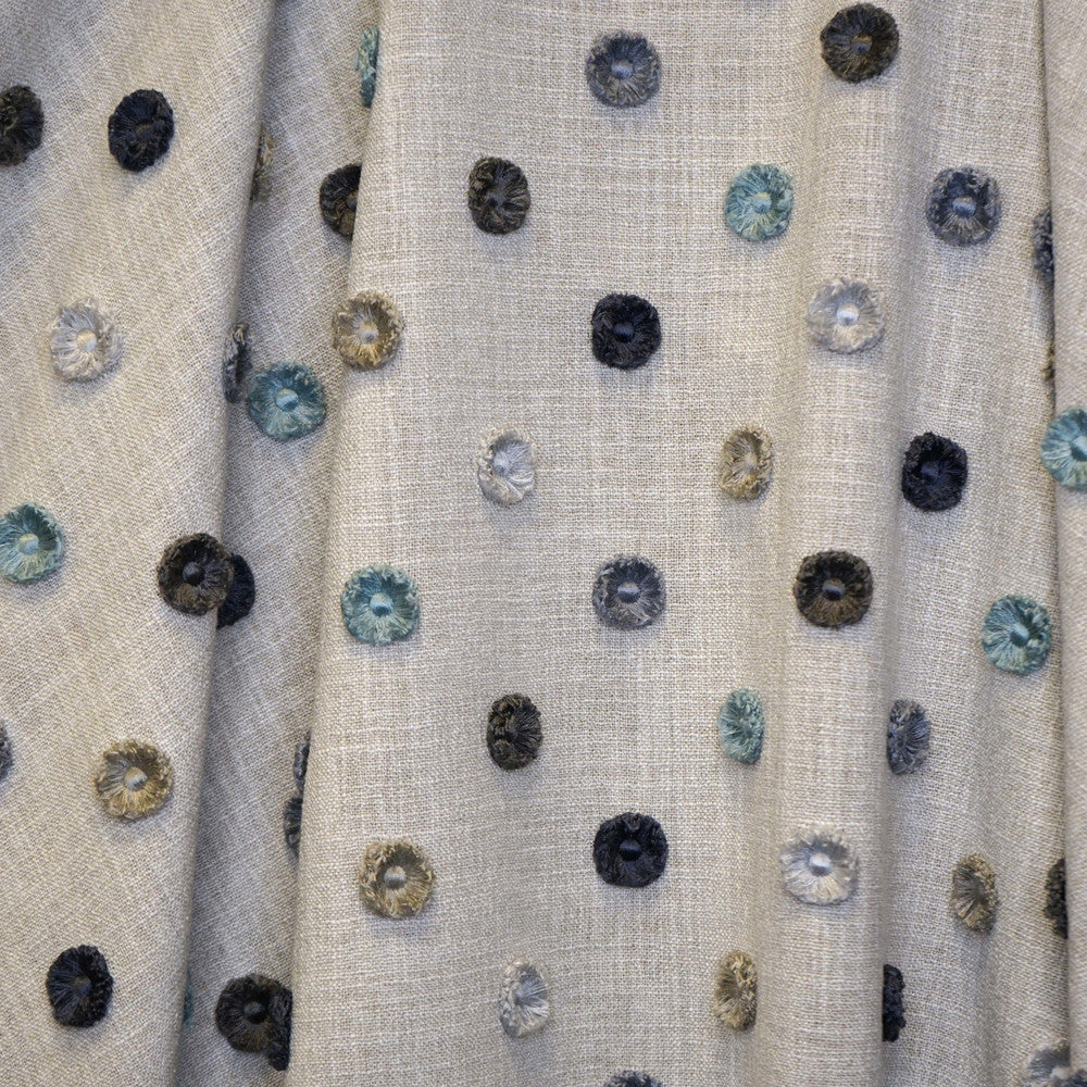 Buttons 66J9161 by JF Designer Fabric TRIBUTE 100% Polyester India H: 10.625, V: 6.25 55 - Swanky Fabrics -