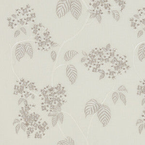G P & J Baker Fabric Hydrangea Sheer Ivory