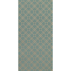 G P & J Baker Wallpaper Langdale Trellis Teal/Bronze