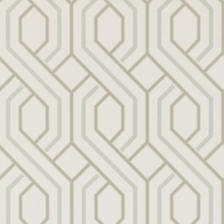 Parterre Soft Blue by G P & J Baker Designer Wallcovering SIGNATURE NON WOVEN - 100% United Kingdom Horizontal: 20.488 and Vertical: 7.88 20.488 - Swanky Fabrics -