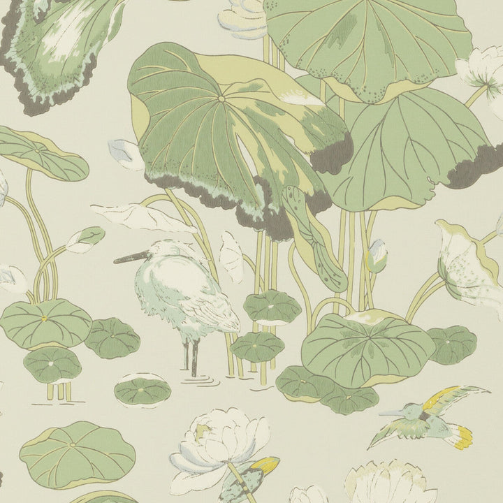 Nympheus Botanical by G P & J Baker Wallcovering G P & J Baker Wallcovering Nympheus BotanicalWallcovering SIGNATURE NON WOVEN - 100% United Kingdom </p><p>Repeat: H: 20.488, V: 24.034 20.488 - Fabric Carolina -