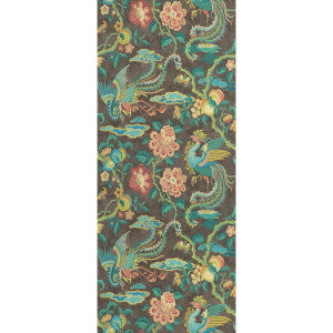 G P & J Baker Wallpaper Chifu Charcoal/Multi